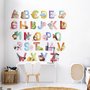 Wasserfarben Alphabet Wandtattoo