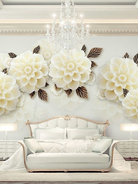 Hydrangea Floral Wallpaper Mural