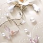 3D-Look Blumen mit Perlen Lux Blumen Fototapete
