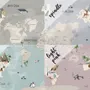 Kids Political World Map Wallpaper Mural