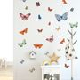 Colorful Butterflies Wall Decal Sticker