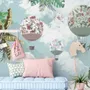 Hot Air Balloons in the Blue Sky Wallpaper Mural
