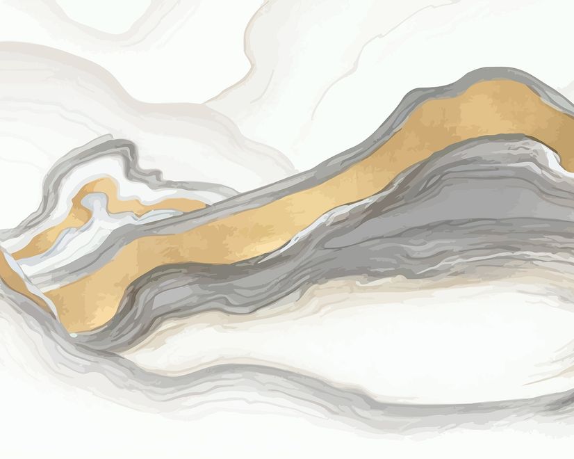 Abstract Smoke with Lines Wallpaper Mural
