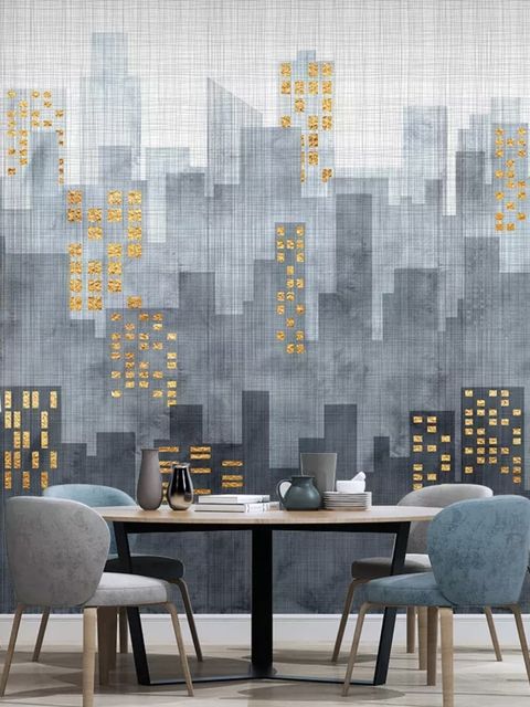 City Silhouette Wallpaper Mural