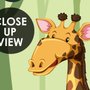 Fototapete Cartoon-Tiere im Wald