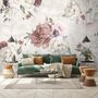 Soft Peony Floral Wallpaper Mural