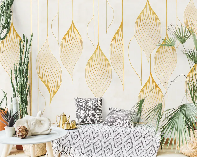 Abstract Geometric Art Wallpaper Mural