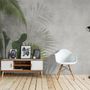 Tropical Green Palm Leaves Wallpaper Mural