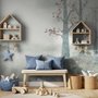 Misty Forest Autumn Landscape Wallpaper Mural