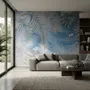 Nordic Style Tropical Leaves Wallpaper Mural