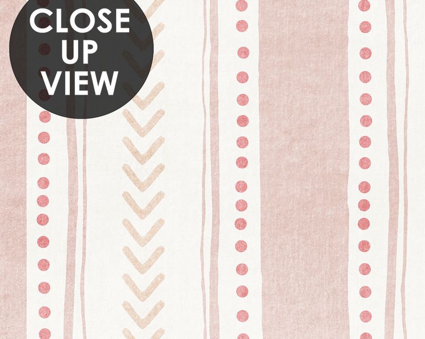 Playful Nursery Stripe Lines Wallpaper Mural