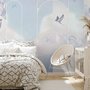 Dreamy Floral and Birds Wallpaper Mural