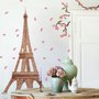 Paris Tour Eiffel avec fleurs de cerisier Stickers muraux