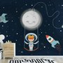 Astronautenmädchen im Raumschiff Fototapete