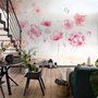 Pink Romantic Floral Wallpaper Mural