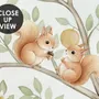 Kids Soft Pastel Forest Animals Wallpaper Mural