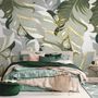 Tropical Fresh Leaf Wallpaper Mural