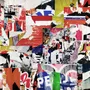 Fototapete Street Collage Art