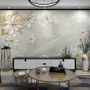 3D Look Jewelry Flower and Lace Wallpaper Mural
