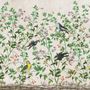 Tropical Green Leaves with Stork and Duck Wallpaper Mural