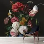 Dutch Florals Still Life Flowers in Vase Wallpaper Mural