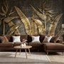 Tropical Birds of Paradise Sculpture Wallpaper Mural