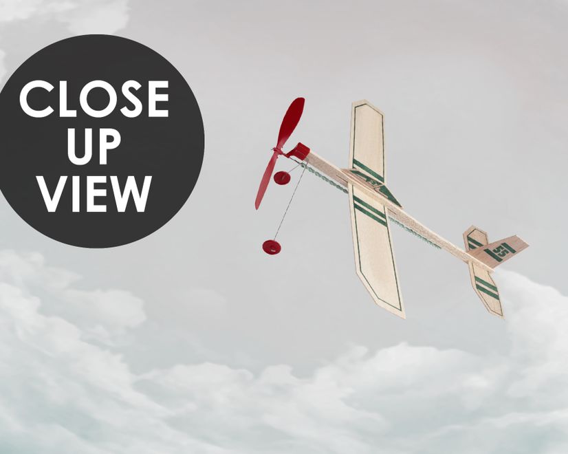 Hot Air Balloon and Airplanes on The Sky Wallpaper Mural