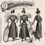 Retro Französische Modekunst Fototapete