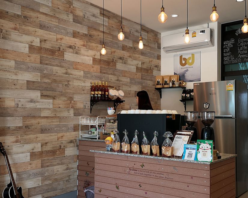 Reclaimed Wood Panel Look Wallpaper Mural