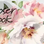 Watercolor White Pink Floral Bouquet Wallpaper Mural