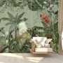 Tropical Jungle Plants Wallpaper Mural