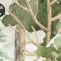 Fototapete Aquarell Wald Bäume für Kinder