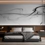 Dark Smoke with Marble Pattern Wallpaper Mural