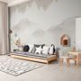 Kids Mountain with Clouds Wallpaper Mural
