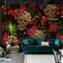 Papier peint panoramique avec motif de crâne fantaisie