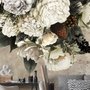 Papier peint panoramique floral foncé