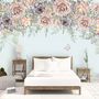 Nostalgic Dark Vine Flowers Wallpaper Mural