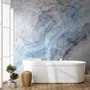 Blue Marble Art Wallpaper Mural