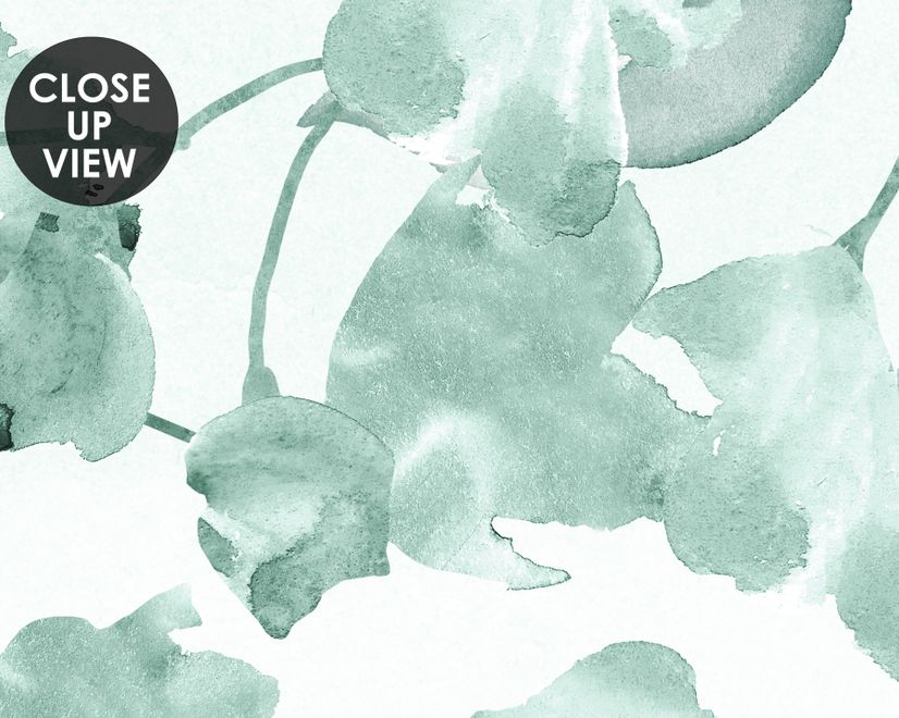 Soft Green Blossom Wallpaper Mural