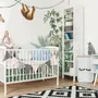 Cute Safari Animals with Jungle Kids Wallpaper Mural