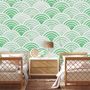 Seashell Pattern Wallpaper Mural for Nursery and Kids Room