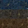 Dark Navy Peony Floral Drawing Art Wallpaper Mural