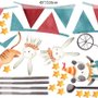 Kids Circus Safari Animals Wall Decal Sticker