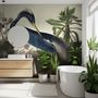 Tropical Landscape Blue Heron Wallpaper Mural