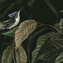 Dark Botanical Plants with Animals Wallpaper Mural