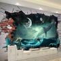 Sea Whales Sharkes Wallpaper Mural