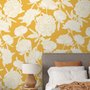 Drawing Peony Floral Art Wallpaper Mural