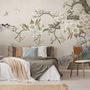 Retro Plum Blossom Wallpaper Mural