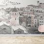Charcoal City Wallpaper Mural