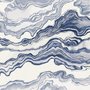 Papier peint vagues abstraites nordiques